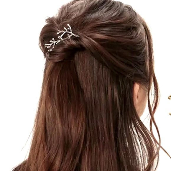 ⚜️𝟯𝟬%𝗢𝗙𝗙 𝗯𝘂𝗻𝗱𝗹𝗲𝘀 𝟯+⚜️ NEW Set of 2 Twig Shape Bohemian Hairpins - Picture 7 of 14